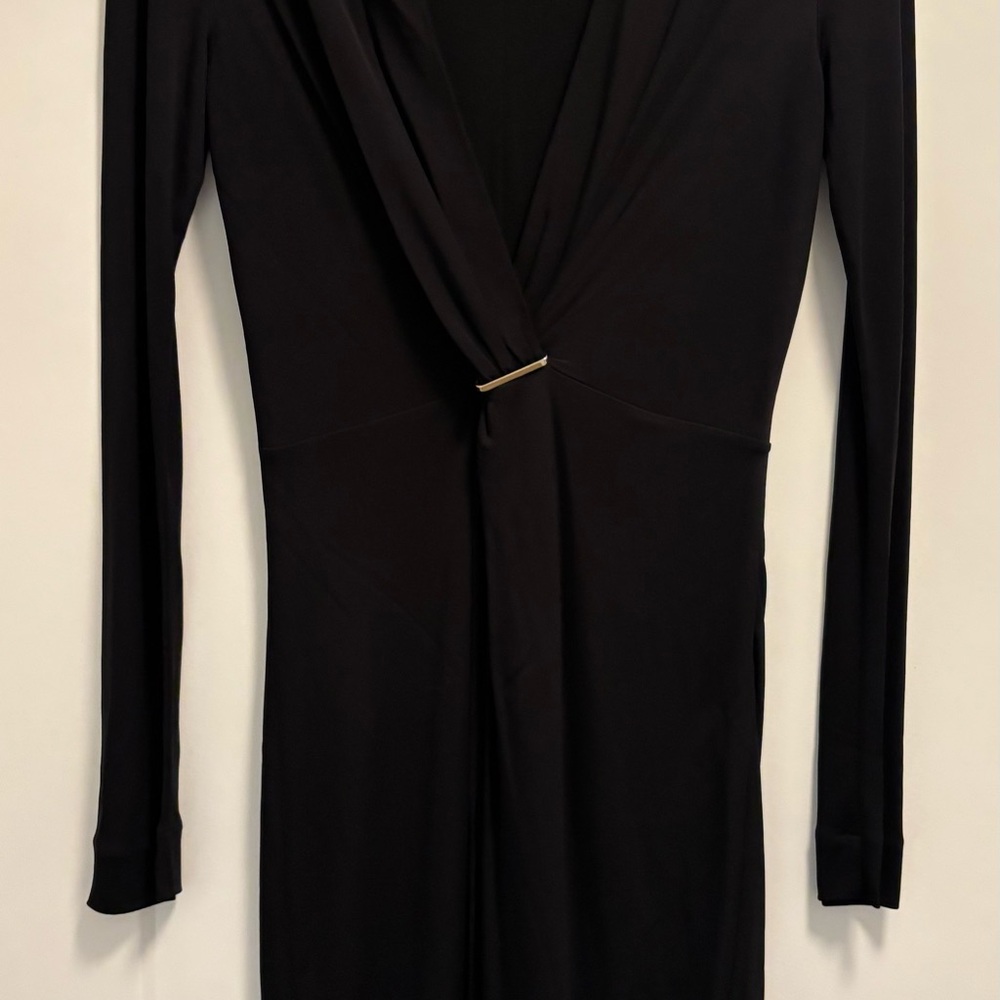Gucci Black V-Neck Dress